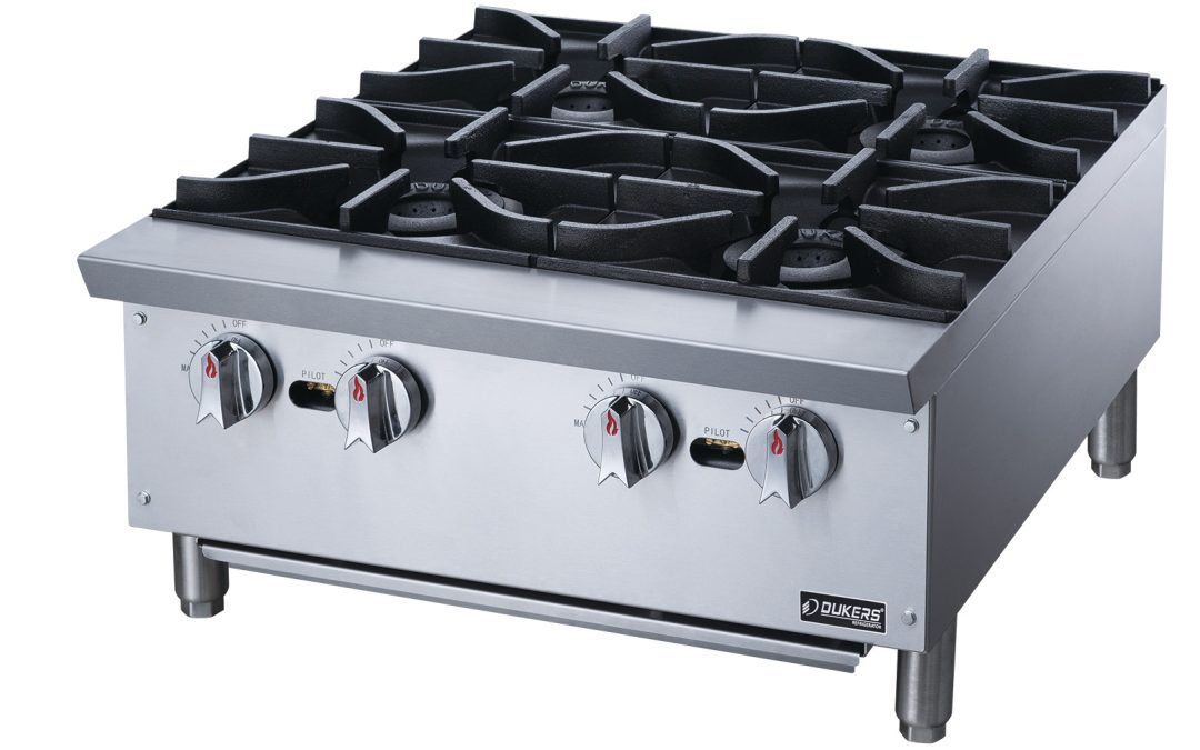 Hot plate with 4 burners