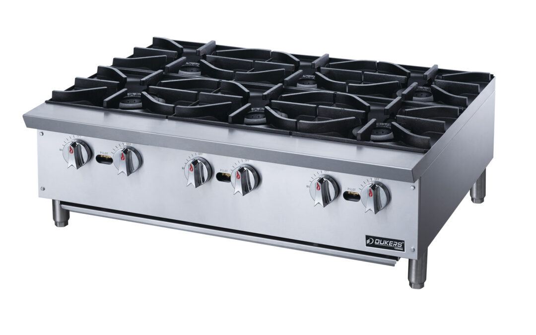 Hot plate with 6 Burners