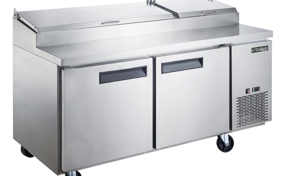 PIZZA PREP TABLE 2 DOOR 70 IN. DUKERS